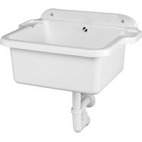 VASCA A MURO IN POLIPROPILENE Cm 58 x 45 x 28 DH