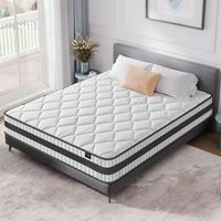 Matelas 140x190 cm - Ressorts Ensachés - HavenlyHome - 25 cm d'Épaisseur - Fermeté Moyenne - 7 Zones de Confort - Respirant