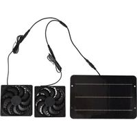 Kit de ventilateur solaire - EJ.LIFE - 10W - Étanche - 12V - Plug and Play