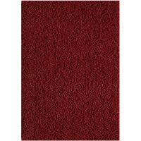 Tapis shaggy 160x230 rouge tissé rectangle motif uni SG LOCA