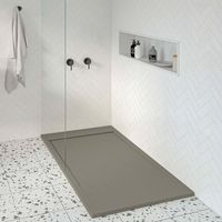 KOES - Piatto Doccia in Resina Serie AMUR – 80x180 – Grigio quarzo RAL 7039