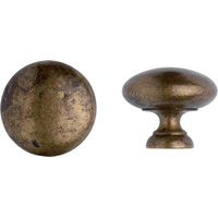 POMOLO ZAMA ANTICO MG655 METALSTYLE - OTTONE ANTICATO MM 32X25- 5 pezzi
