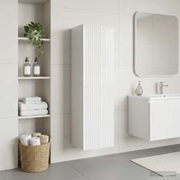 vidaXL Cabinet de Salle de Bain Mural Blanc brillant