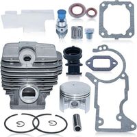 BARKBUSTERS 50MM Cylindre Piston Kit Pour Stihl 044 MS440 MS 440 Tronçonneuse, Cylindre avce Bougie d'allumage, Filtre à Carburant, Remplacement 1128-020-1201 1128-020-1227