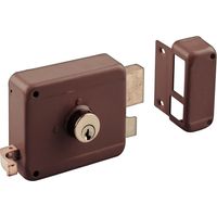 CERRADURA SOBREPONER HANDLOCK HIERRO PINTADO 85x120 MM DERECHA