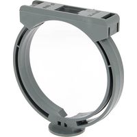 Collier Plastique à Insert Métallique Pour Tube PVC Diamètre 100 Mm - BLANC HABITAT - Neuf