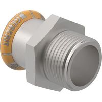 Geberit Mapress Therm Übergang mit Außengewinde d 18mm, R 1/2″