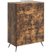 Sideboard/Anrichte/Buffet Geräucherte Eiche 66 x 34,5 x 90 cm Holzwerkstoff LXWW130334