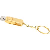 Clé USB 2.0 16GB Rotative avec Poussoir à Fermeture Éclair pour Windows, Mac et Linux