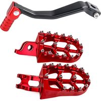 Geeignet für Offroad-Motorräder CRF250L/CRF300L, CNC-gefräster Schalthebel und Pedale aus Aluminiumlegierung