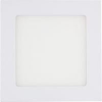 Placa LED 9W Cuadrada SuperSlim Corte 130x130 mm 6000K Blanco Frío