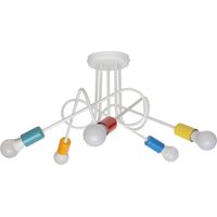 Helam OXFORD Plafonnier semi-encastré à bras multiples Blanc, Multicolore 50 cm