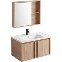 Un Set Di Mobili Da Bagno Con Lavabo Rea Gama T25023 Bxm 70Cm Beige