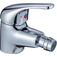 MISCELATORE BIDET SIRIO H23 CROLLA OTTONE CROMATO + PILETTA 11/4