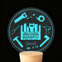 Veilleuse LED Lampe 3D RGB