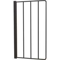 ONDEE ZEN - Pare-baignoire VERIA - Paroi 80x140x0,5cm - Verre trempé - Finitions noir mat