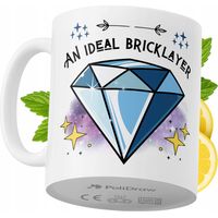 Mug humoristique pour maçon - Mug à café/thé avec texte amusant - Idéal pour les anniversaires, les fêtes et les occasions spéciales - Mug premium pour la maison, le bureau et le travail - Blanc - 330