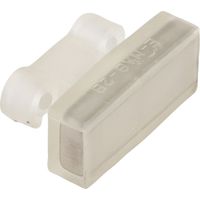 Gecko E-MAG-2B Haftmagnet, Kabelhalterung, Tischbefestigung, Magnetfixierung, TPE, transparent, 30x19x14mm