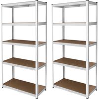 E-Rax Schwerlastregal 180 x 90 x 40cm – Verzinkt, 200kg je Boden
