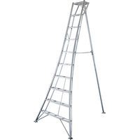 Echelle de jardin aluminium 3 montants – Charge maximale 150 kg – Marches antidérapantes – Dimensions 231x148x303 cm – Niwaki