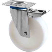RUOTA INDUSTRIALE GIREVOLE C/FRENO ART. 119 AVO 80x30 mm -