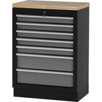 ARMARIO BASE DE 7 CAJONES BASE DE MADERA