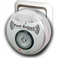 Quiet ultrasonic mouse repellent using electromagnetic waves