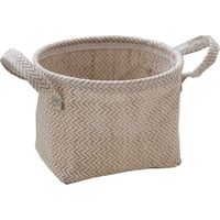 Boîtes de rangement en jute tressée pour salle de bain, cuisine, étagères de cuisine, petite taille 12 × 12 cm – Gris clair-Ensoleillé