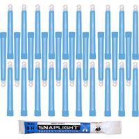 Cyalume Bastone Luminoso SnapLight Glow Sticks 15 cm - Light Sticks molto luminoso con durata di 8 ore - Blu (Sacchetto da 30)