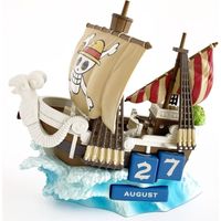 One piece going merry 3d perpetual calendar display