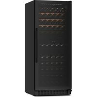 Klarstein Velaire Cave à Vin 2 Zones - 122 Bouteilles, 5-22°C, Encastrable, LED, Porte UV, Clayettes Bois, Tactile, Silencieux, Frigo Vin Multi-Températures
