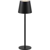 Lampe de table LED à batterie JUST LIGHT 19250-18 noir, 2,5 W, 320 lm, 3000 K, IP54