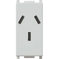 VIMAR - 14250.SL SICURY 2P+T 10A Argentinische Silbersteckdose