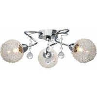 Plafonnier Vesna chrome glamour cristal 3xG9 33W Reality