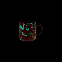 Kitchen Craft Tasse à café 80ml Flamingo Porcelain, Multicolor, 8x6 cm