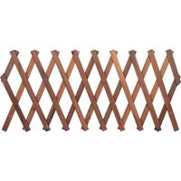 Clôture en Treillis, étendue à 120 x 35cm, 155 x 30cm, 180 x 25cm, Mur en Treillis en Bois, Treillis Extensible en pin pour Plantes grimpantes, vignes et Fleurs pour la pièce A-Crezuo
