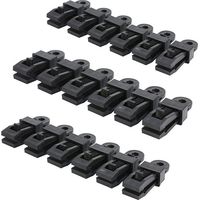 Lot de 18 pinces pour toile, pinces pour auvent, pinces anti-vent pour toile de tente extérieure