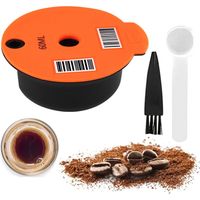 Dosettes de café, filtre à café réutilisable, capsules de café rechargeables pour machines Bosch, compatibles avec les machines Tassimo
