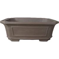 Vaso per bonsai rettangolare in gres 43,5x29,5x15 cm - GL107b