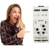 Relais Temporel PCM-10 - 230V AC - Compact - 10 modes de fonctionnement - Haute précision