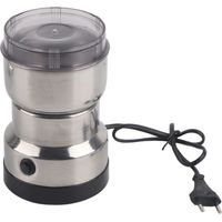 Moulin à café électrique 220V en acier inoxydable, machine à moudre les grains de café pour la maison et le bureau