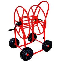 Agrati 412 Linea Professionale Avvolgitubo su Carrello Maxi Car acciaio verniciato 110 m tubo 1-2'' 80 m tubo 3-4''