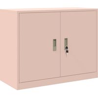 Armoire De Chambre - Armoire de rangement Rose 90 x 40 x 70 cm Acier fr7453 - Maison La Vie
