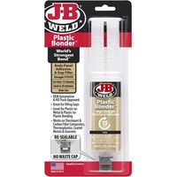 J-B Weld 50133UK PlasticBonder Syringe Tan 25ml JBW50133UK