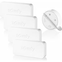 SOMFY 1875301 - Pack accessoires Plus pour alarme maison Home Alarm - 4 détecteurs IntelliTAG et 1 badge télécommande
