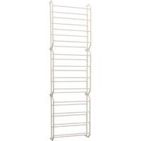 Range-chaussures modulable 36 paires – 12 étagères modulables – Installation sur 3 portes – Blanc – Idebox