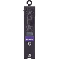 Tajima Cutterklingen Razar Black Blade 25 mm 10 Stk für Pappe Leder Tapete Folie
