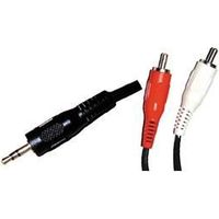 Audio-Kabel - LINEAR - A200G - 3,5mm Stereo-Männlich - 2 x RCA Männlich - 5m