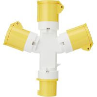 SITE 16 AMP 110V 3-WAY ADAPTOR