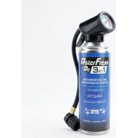 Gas Refrigerante Ralerfresh RC 3en1 400ml para sistemas con R134A con Manómetro